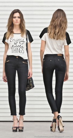 Denim corte tobillera 26,99€